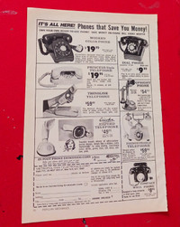 1973 METROPOLITAN TELETRONICS VARIOUS TELEPHONES VINTAGE AD