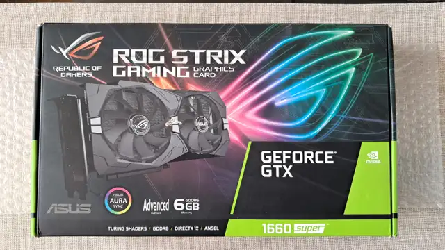 Asus Nvidia Geforce GTX ROG Strix 1660 6GB Super Graphics Card