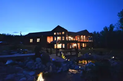 Main floor Executive Lake front home for rent on 2 acres