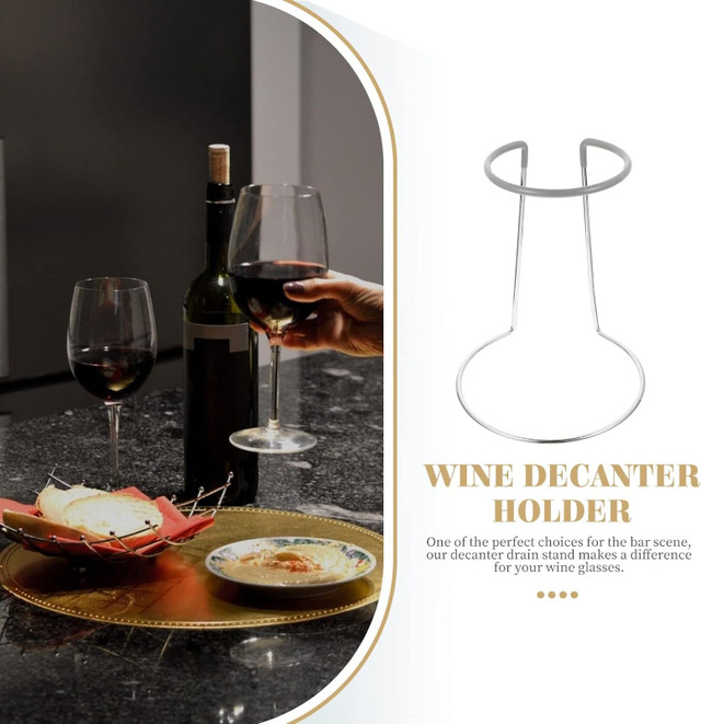 Wine Decanter Drying Stand Tabletop Wine Cup Rack Freestanding in Kitchen & Dining Wares in Markham / York Region - Image 2
