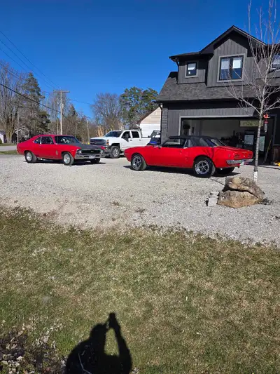 1969 Pontiac Acadian SS 468 with a 4 speed rock crusher transmission , motor has less than 5000 kms...