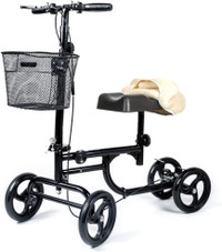 New Knee Walker for Leg and Foot Injuries with Dual Brakes