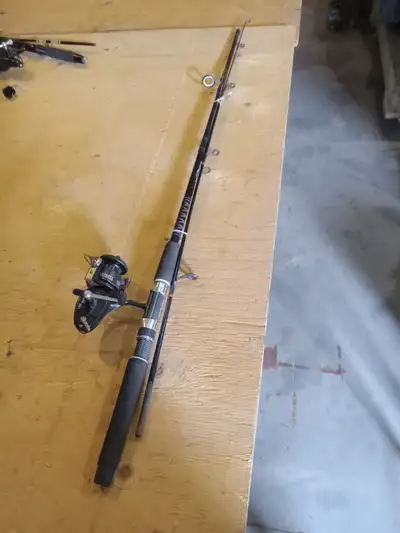 Mitchell 300s reel and 7 foot rod, View more