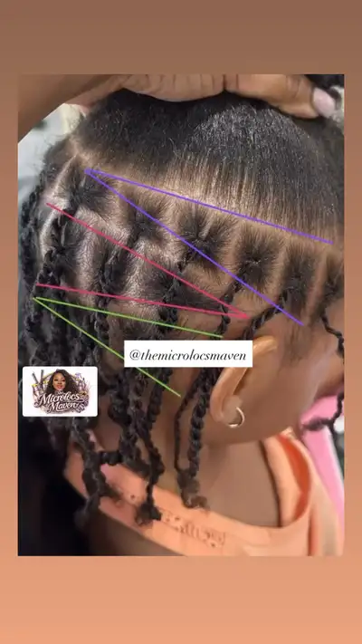mini twists and mini braids , View more