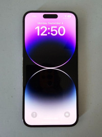 New Fully Unlocked iPhone 14 Pro Max 1Tb Deep Purple + Case