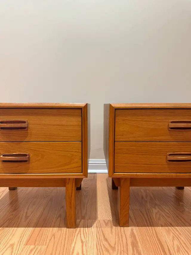 Mid Century Teak Bedside Tables62863286359426121