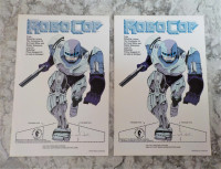 ROBOCOP CUT-OUTS / PROMO UNCUT SHEET / 1992