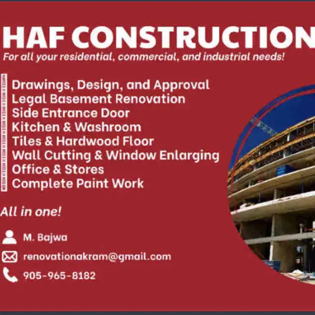 25+ Years Experience: Construction/Handyman in GTA in Renovations, General Contracting & Handyman in Oakville / Halton Region - Image 2