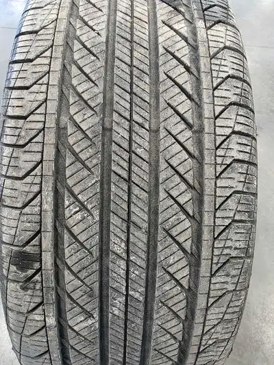 Here's a Continental ProContact tire, sized 235/50R19 99H M+S, perfect for your vehicle! This used t...