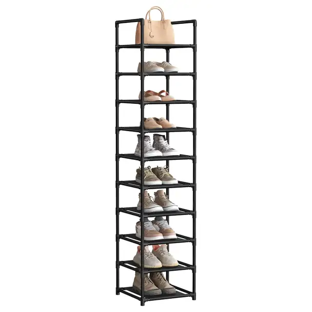 10-Tier Slim Shoe Storage Rack in Storage & Organization in Oshawa / Durham Region - Image 2