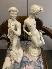 Ceramic statues