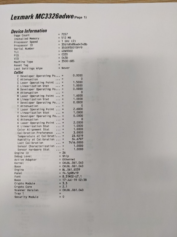 Lexmark MC3326adwe MultiFunction Printer Printers, Scanners & Fax
