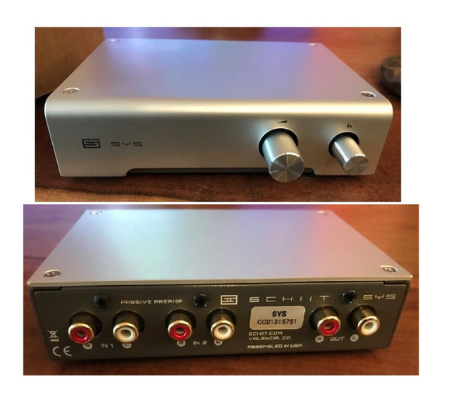 Schiit Audio Preamplifier Passive in Stereo Systems & Home Theatre in Sault Ste. Marie