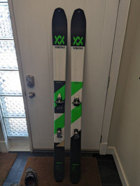Volkl VTA 108 Backcountry Skis 173cm with skins