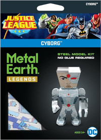 Fascinations Metal Earth DC Justice League Cyborg Metal Model