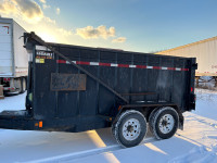7 ton custom  dump trailer