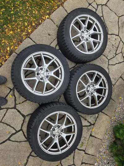 P235/45R17 Thread Depth 8/32 Occasional winter use Alloy Rims 5x112 Fits: Mercedes Benz C-Class, E-C...