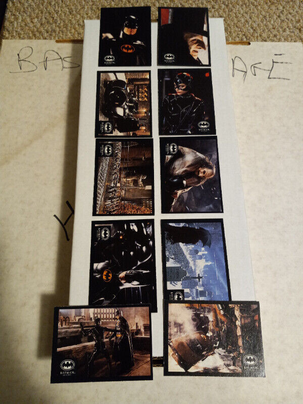 Non Sports Cards Batman Returns OPC Insert Set A-J Lot of 10 in Arts & Collectibles in Trenton