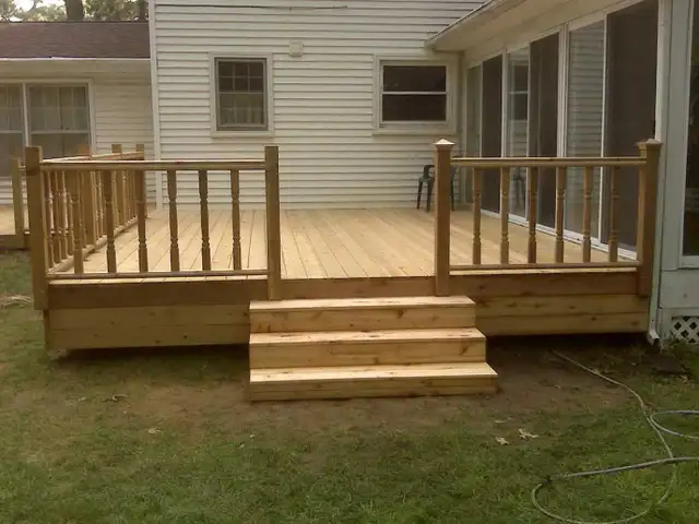 decks/fences general Framing and landscaping 
