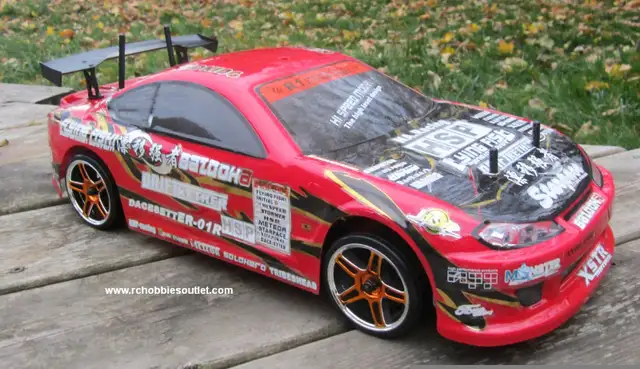 RC  Drift Car Electric with 8 Lights 2.4G Radio in Hobbies & Crafts in Hamilton - Image 8