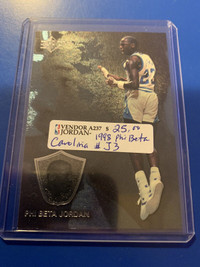 Michael Jordan NBA SP Phi Beta #J3 1998 Carolina Showcase 267