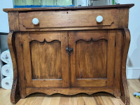 Old RARE Vintage wood cabinet 