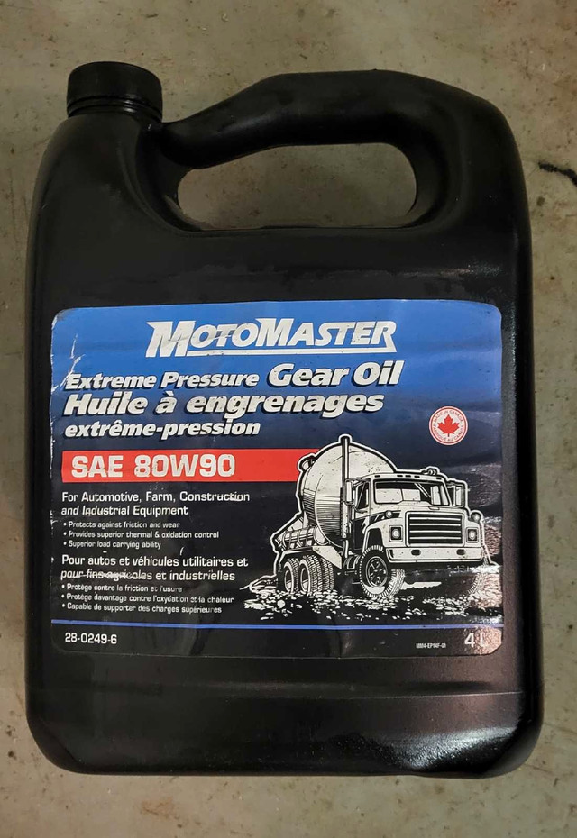 80W90 Gear Oil New Unopened  in Other Parts & Accessories in Saint John
