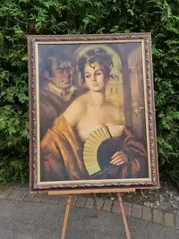 Vintage Lady of Castile by Jose Puyet Wall Art