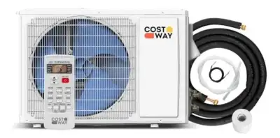 COSTWAY 12000BTU Mini Split Air Conditioner & Heater, 17 SEER2, 208-230V, 17 SEER2, Energy Efficient...