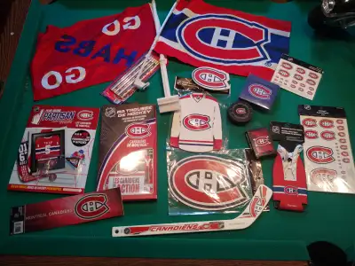 canadiens montreal fan club sticker rondelle puck fanion hockey, View more