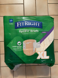 Fit right briefs with tabs size XL