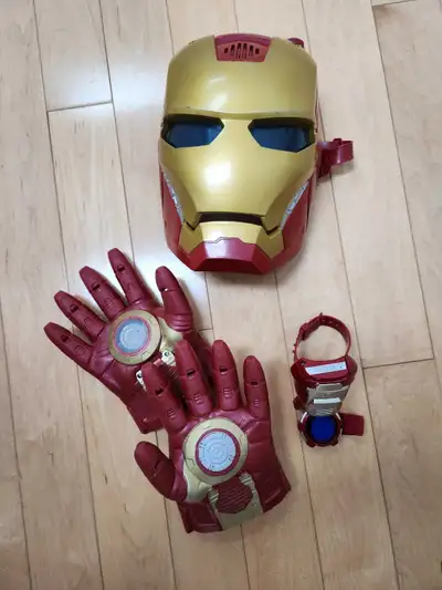 Marvel Iron Man Dress Up Set: Helmet, Gloves & Wrist Launcher, View more