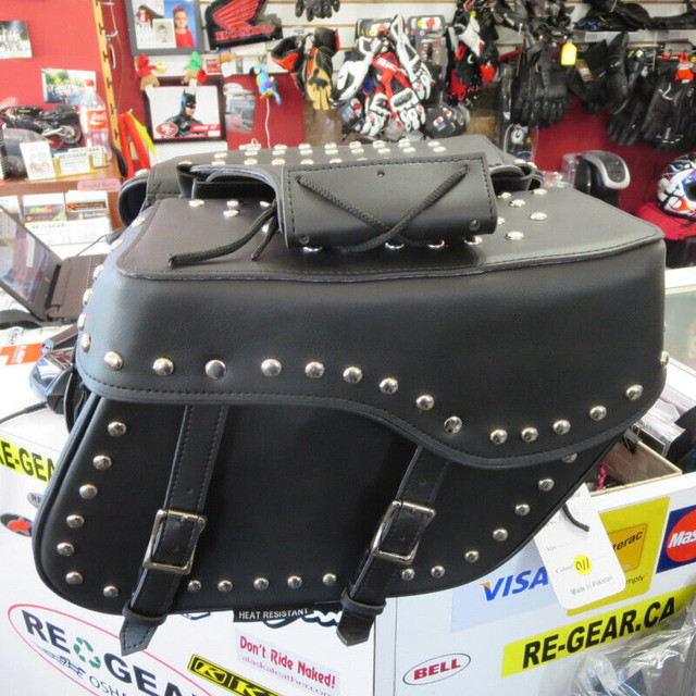 Motorcycle Saddle Bags - Brand New - Re-Gear Oshawa in Other in Oshawa / Durham Region