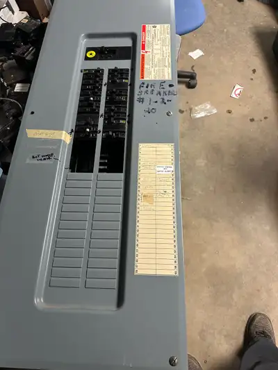 Square D  200 amp panel and breakers , View more
