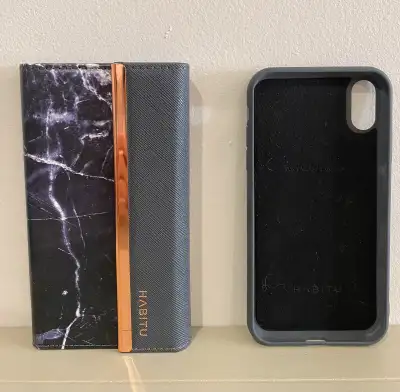 HABITU iPhone X/10/XR/11 Folding Case Stylish magnetic folding design with integrated card holder. T...