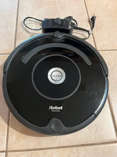 IRobot Roomba model 675, wifi connected. Comes with charging stand. 3-Stage Cleaning System's design...