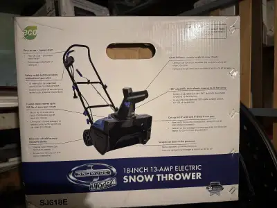 Electric Snow Thrower 18 inch 13 Amps, View more