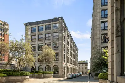 This is a beautiful, vibey, character loft right in the heart of Old Port. It's right off the corner...