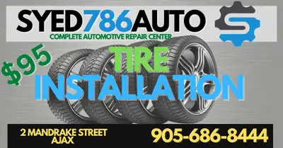 TIRE CHANGE OVER  $49.99, View more
