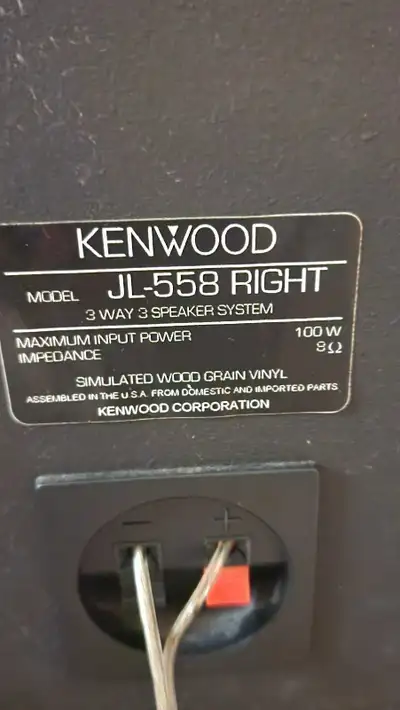 Kenwood JL-558 Speakers, View more