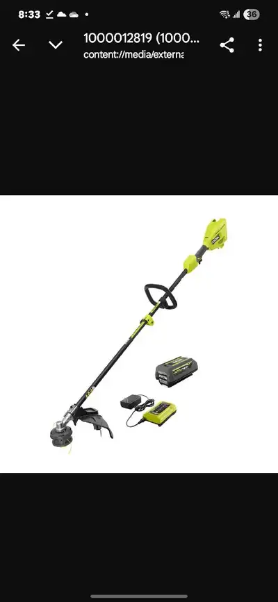 WANTED RYOBI 40V TRIMMER AND EDGER, View more