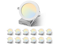 Brand New 12 Pack 6” Inch LED Potlights For Sale