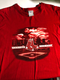 T shirt. Red. Baseball