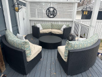  Circular module patio set 