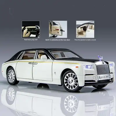 Rolls Royce Phantom Alloy 1:24 Diecast Model Luxury Car Toy Coll, View more
