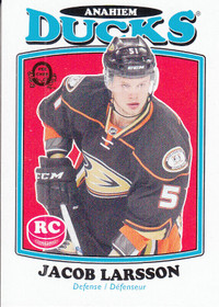 2016-17 OPC RETRO ROOKIES # 698 JAKOB LARSSON