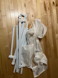 Children's bed barrier fence safety guardrail