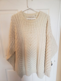 handmade wool sweater made in Scotland XL