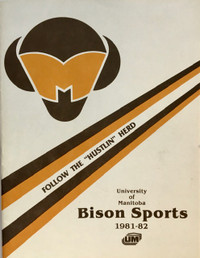 MANITOBA "BISON" FOOTBALL PROGRAM (1981)