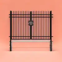 Value Industrial Ornamental Fence Kit: 168 ft., 8'x6', 20 Panels
